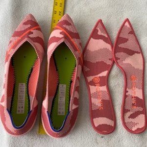 Rothy's EXCLUSIVE PEACH CAMO POINTS 10.5
